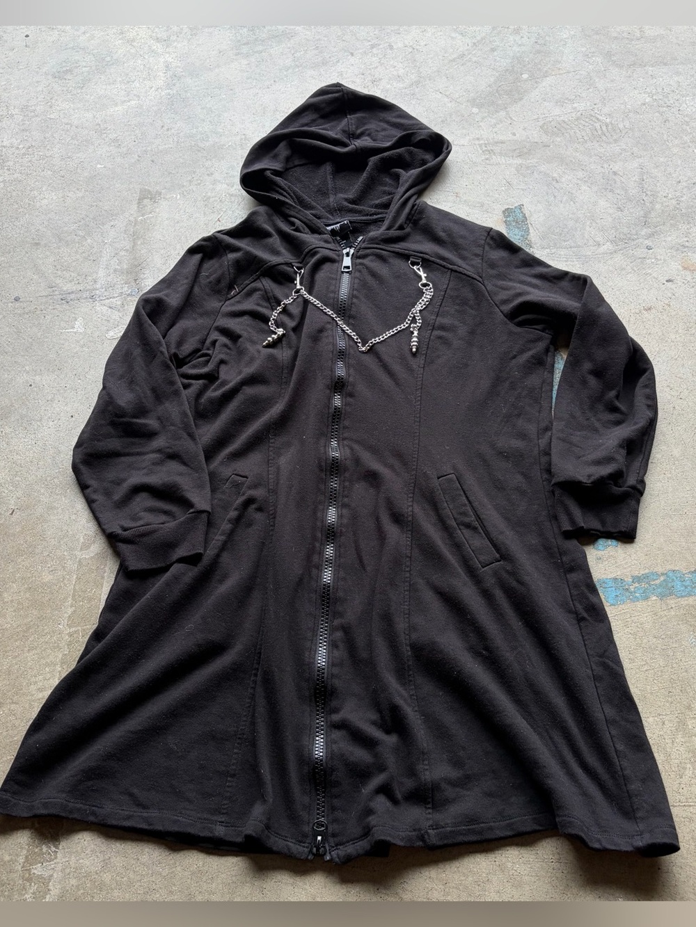 Kingdom Hearts Hood Long Cloak Jacket Disney Cosplay Hot Topic